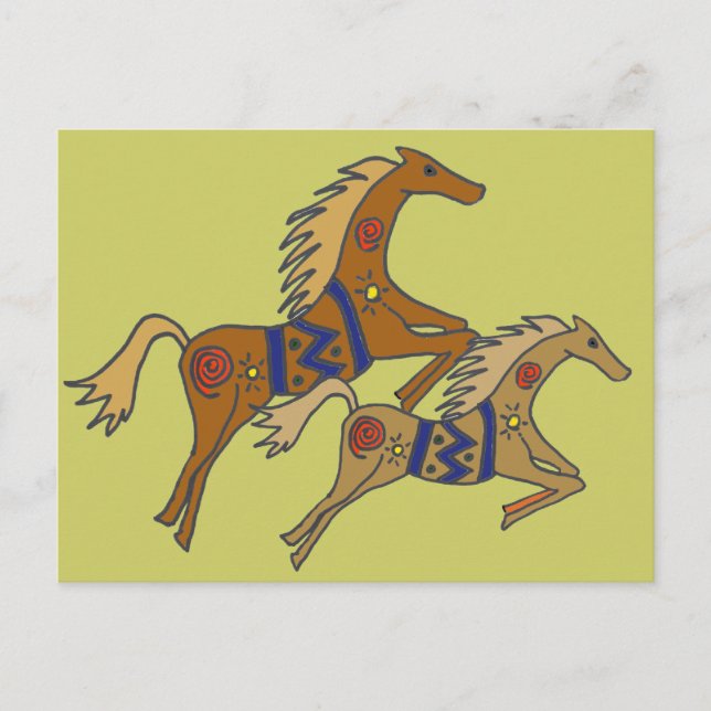 BT- Postales de caballos de Gallopaje Artístico (Anverso)