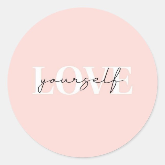 BTS Te quiere a ti mismo Pegatinas (Anverso)