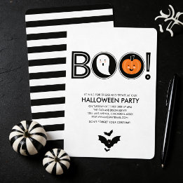 ¡Bu! Invitación a la Fiesta de Halloween