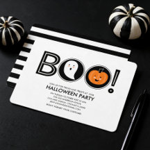 ¡Bu! Invitación a la Fiesta de Halloween