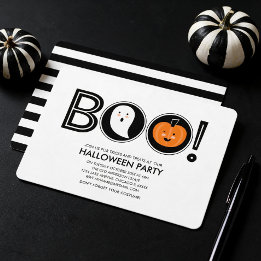¡Bu! Invitación a la Fiesta de Halloween