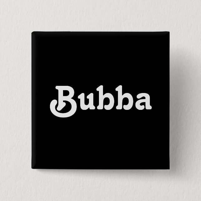 Bubba botón (Anverso)