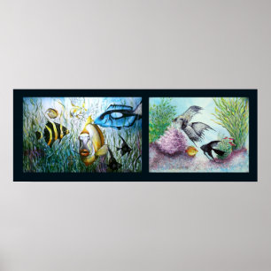 Bubba e impresión del collage de los amigos