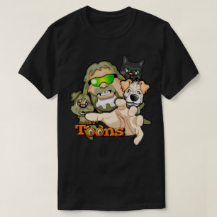 Bubba, Frodo, Nate y Simba la camiseta del gato