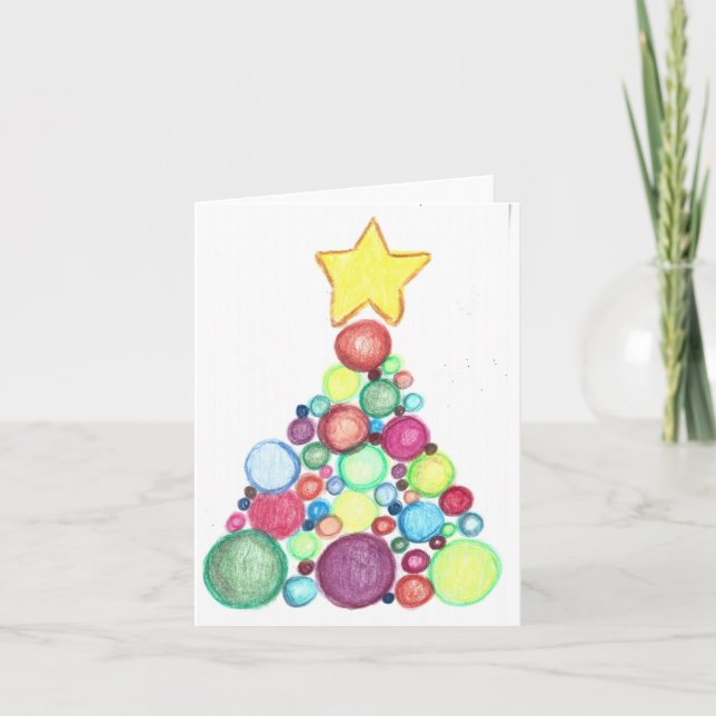 Bubble Christmas Tree, protector en blanco (Anverso)