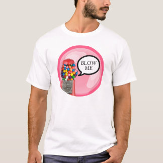 Bubblegum me sopla camiseta de la burbuja
