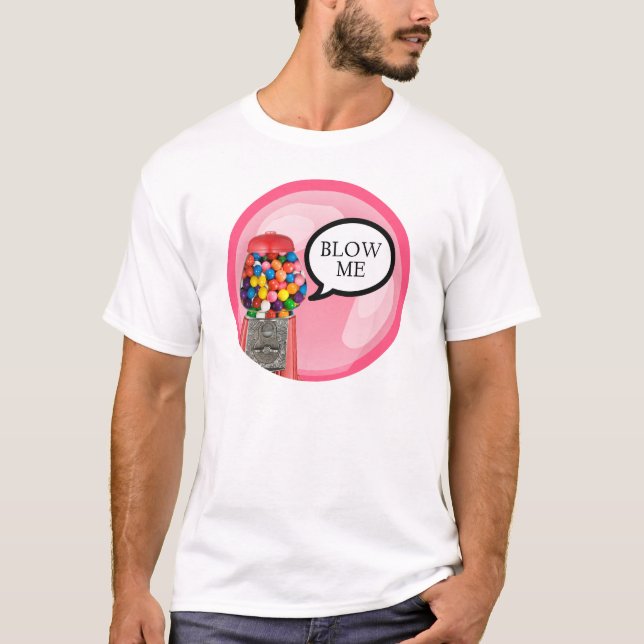 Bubblegum me sopla camiseta de la burbuja (Anverso)