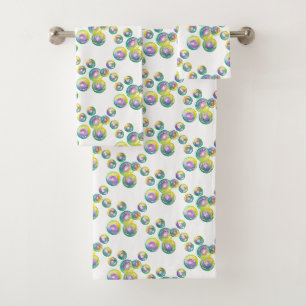 Búberes de baño de jabón iris irlandés brillante