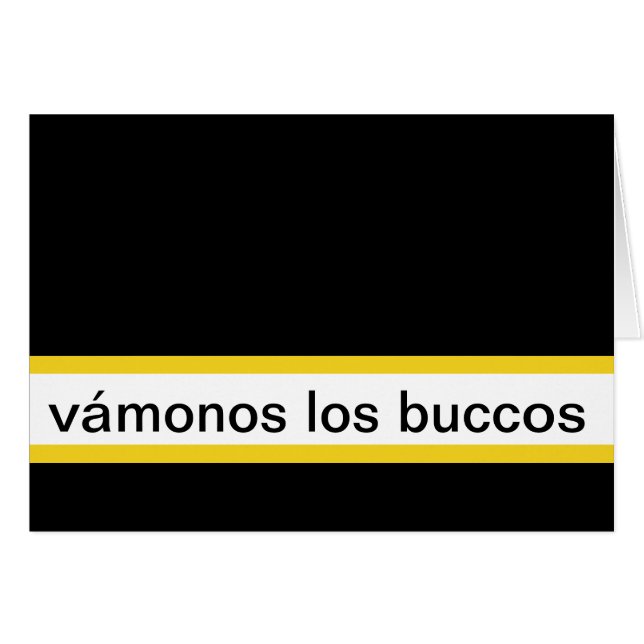 buccos de tarjeta de vámonos los (Anverso (Horizontal))