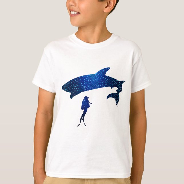 Buceador con camiseta de tiburón (Anverso)