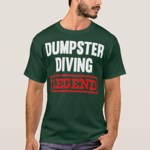 Buceador de basura Leyenda de buceo camiseta de ba