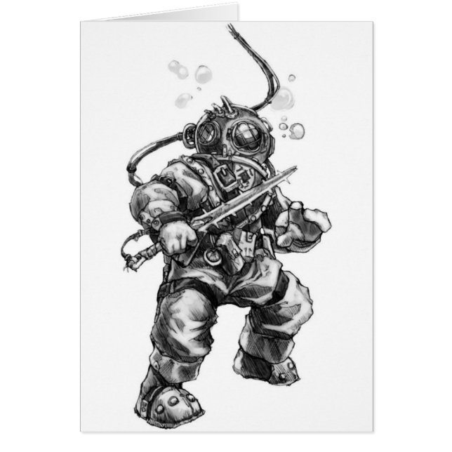 Buceador del mar profundo (Frente)