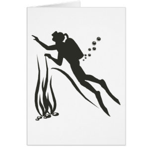 Buceador muy divertido