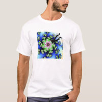 Buceando en una fractal camiseta