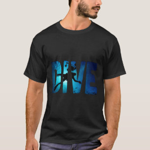 Buceo Scuba Buceadores Sombra Camiseta Bañada Prof