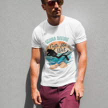 Buceo Scuba me pone camiseta húmeda