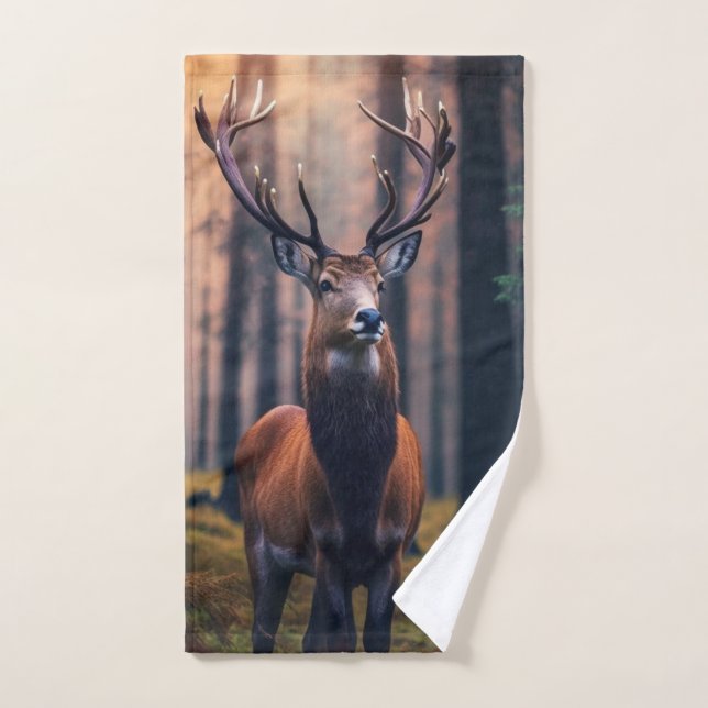 Buck In the Forest (Toalla de mano)