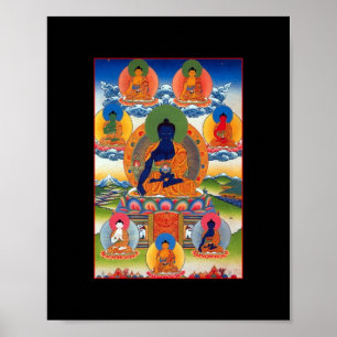 Buda de la Medicina Arte Budista Tibetano