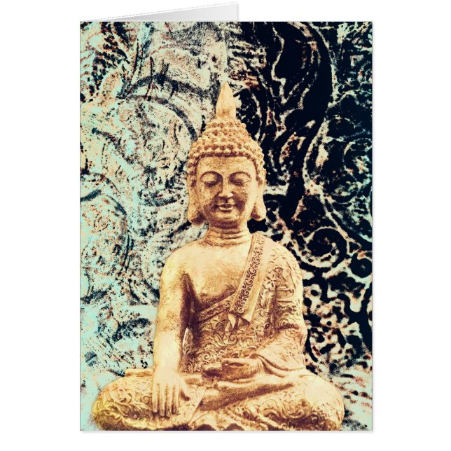 Buda de la Tierra Elegante Zen Iluminación Gracias (Frente)