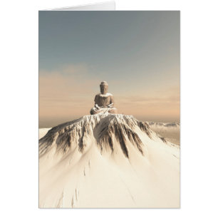 Buda de montaña cubierto de nieve