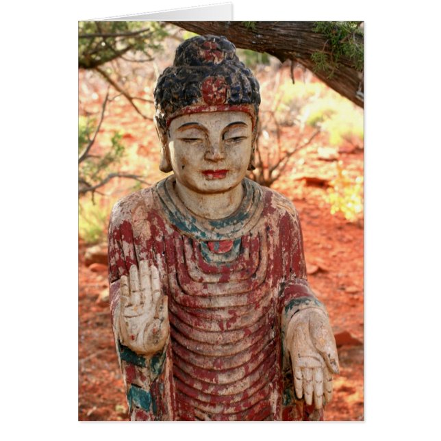 Buda en pie en Sedona, Az (Frente)