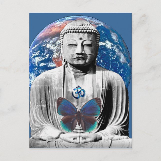 Buda espera la tarjeta postal (Anverso)