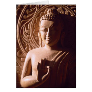 Buda indio en madera