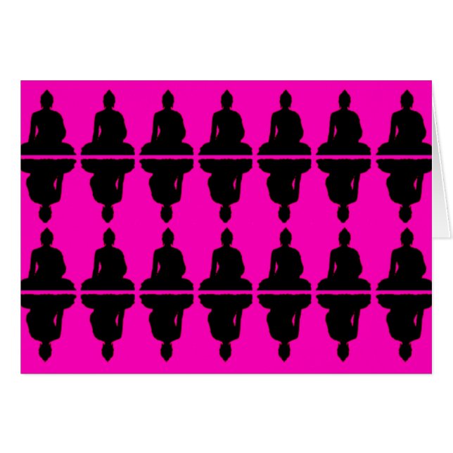 Buda negro y fucsia (Anverso (Horizontal))