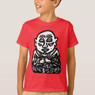 "Buda ruega" la camiseta de Hanes TAGLESS® de los