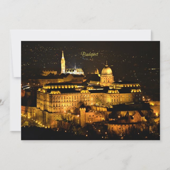 Budapest de noche (Anverso)