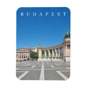 Budapest Heroes Square ver imán de frigorífico