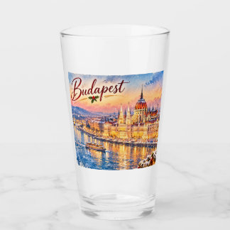 Budapest Hungría Danubio Parlamento Navidad