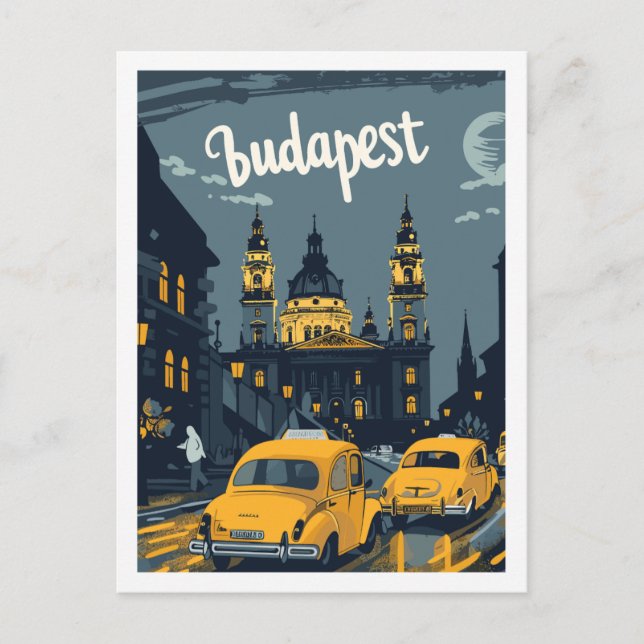 Budapest Hungría Famoso lugar de viaje postal (Anverso)
