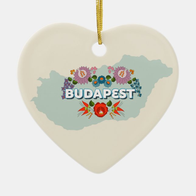 Budapest, Hungría Ornamento (Frente)