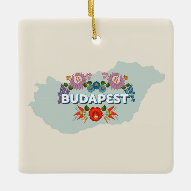 Budapest, Hungría Ornamento (Anverso)
