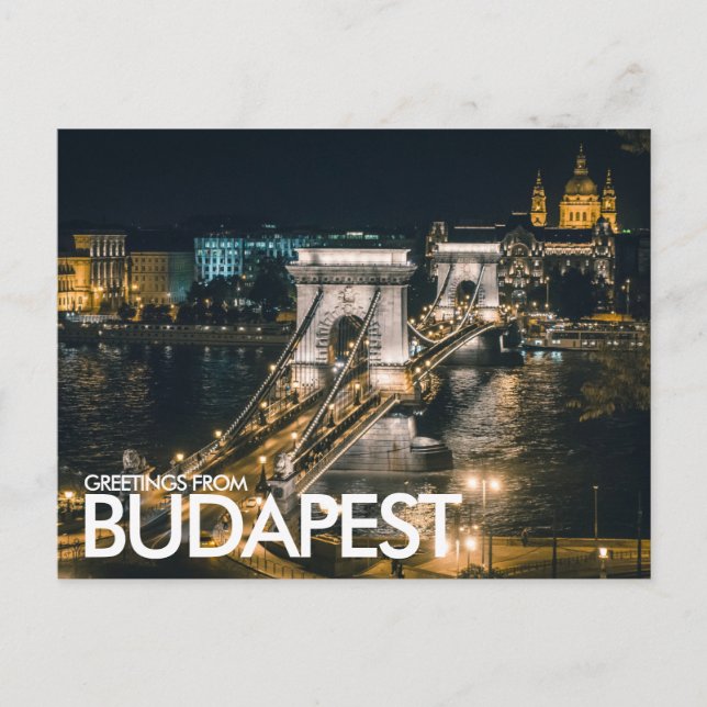 Budapest, Hungría postal (Anverso)