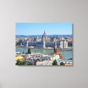 Budapest impresión de lienzo en el Parlamento húng