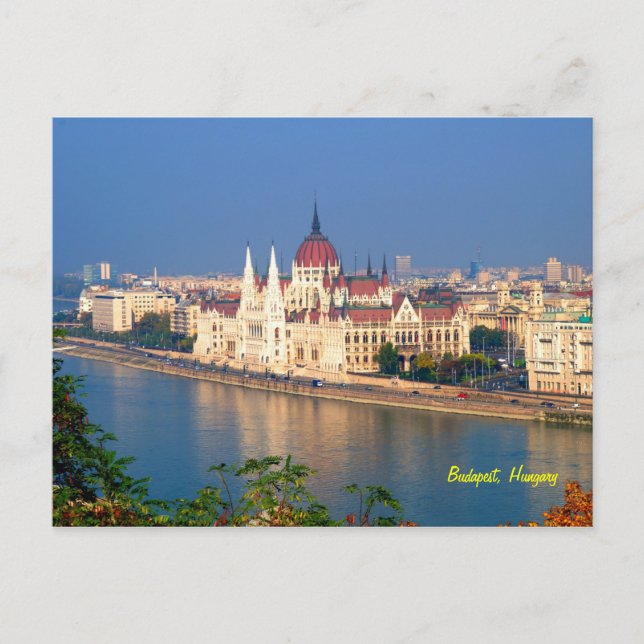 budapest, postal de hungría (Anverso)