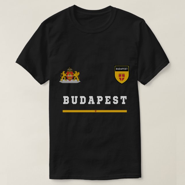 Budapest SportSoccer Jersey Bandera Fútbol Hungría (Diseño del anverso)