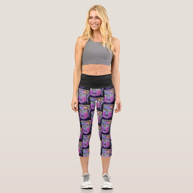 Buddha Capri Leggings (Anverso)