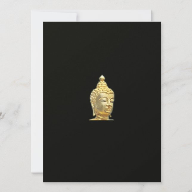 buddha dorado en negro (Anverso)