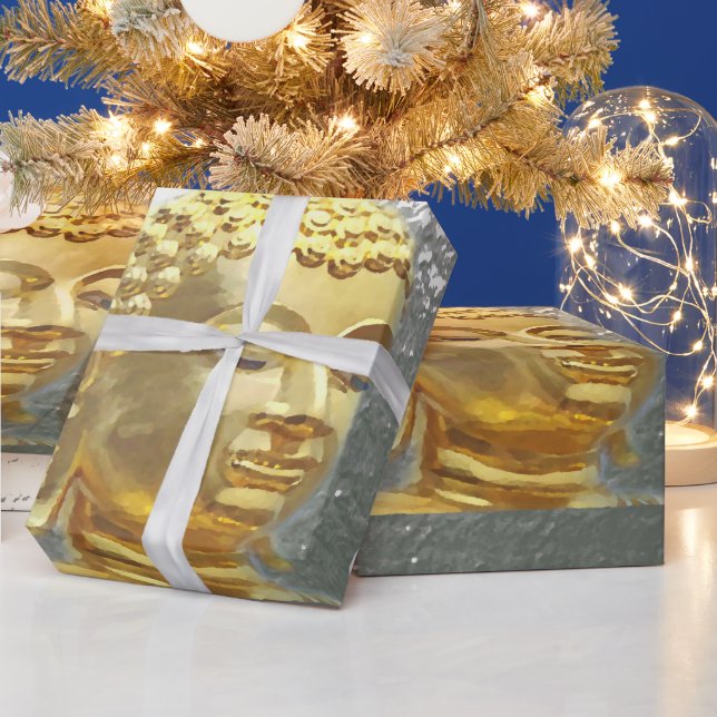 buddha en papel de envoltura de plata (Vacaciones)