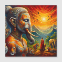 buddha espiritual y elefante