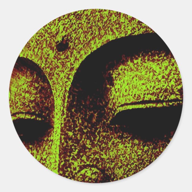 BUDDHA Pegatina (Anverso)