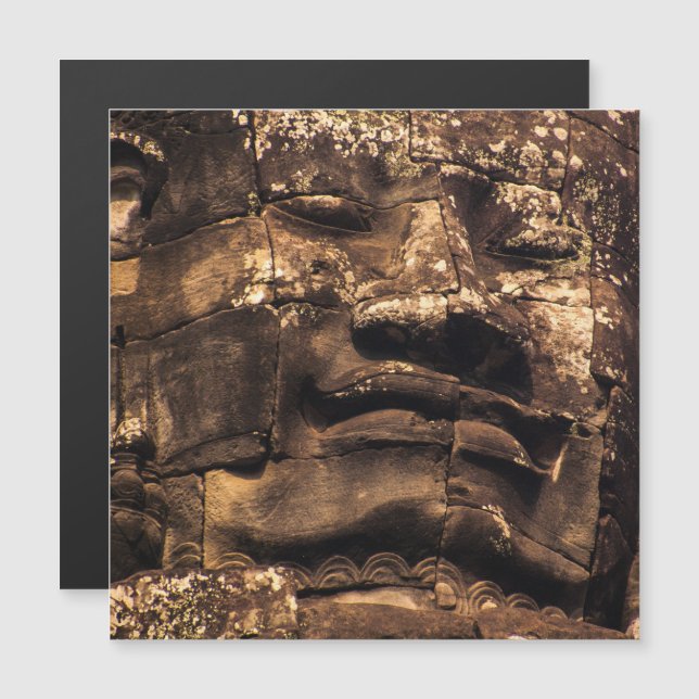 Buddha Totem Angkor Wat Magnet Card (Anverso/Reverso)