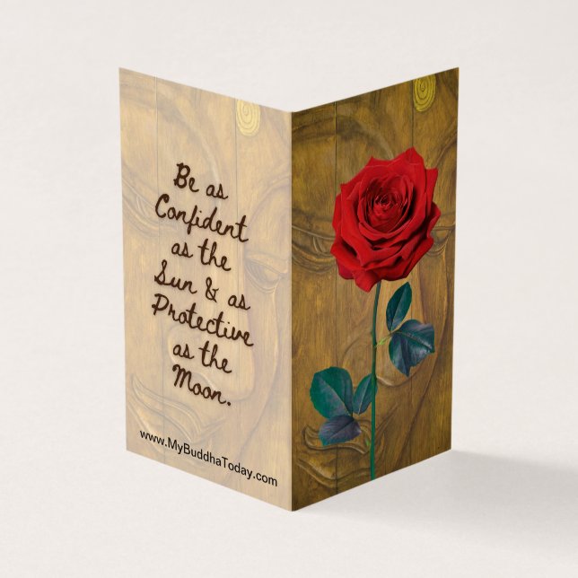 BuddhaToday V1 - #1 Buddha Tarjetas de "Libro de M (Exterior)