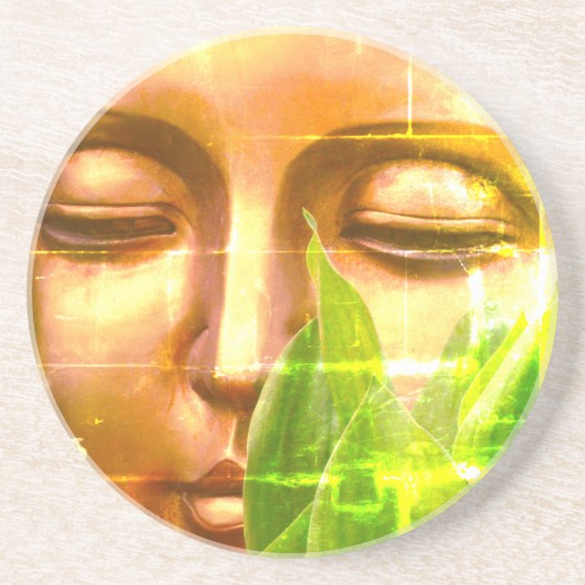 BuddhaToday V2 - #8. "Estácialo aquí" Posavasos (Frente)