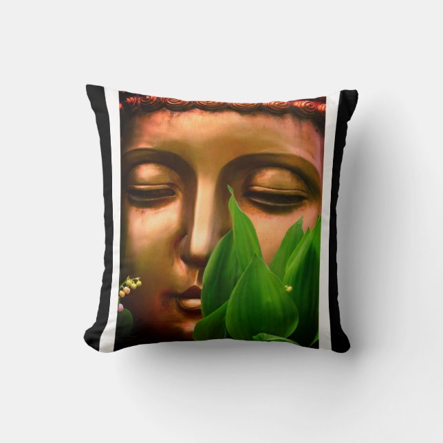 BuddhaToday V2 Almohada de la Paz #5 con cita (Anverso)