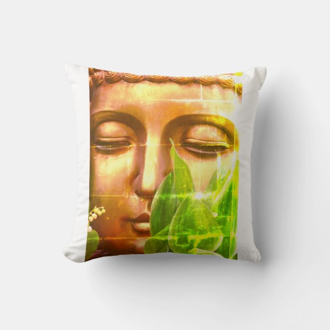 BuddhaToday V2 Almohada de la Paz #6 con cita (Anverso)