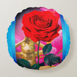 BuddhaToday V3.blu #5 Flor de Rana Almohada